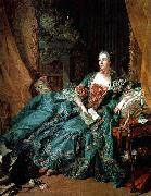 Francois Boucher Portrat der Madame de Pompadour France oil painting artist